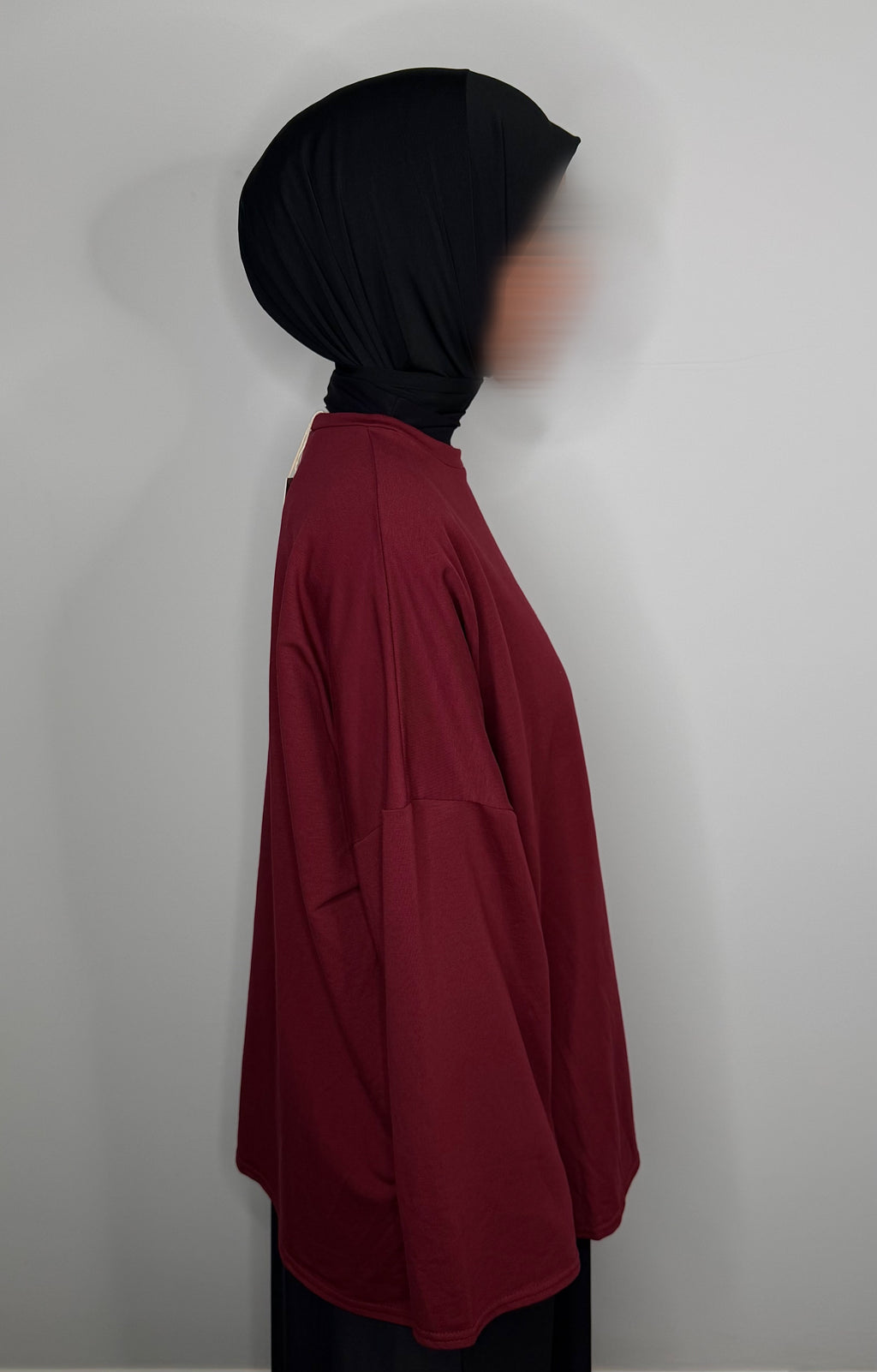 T-Shirt Oversize｜Bordeaux