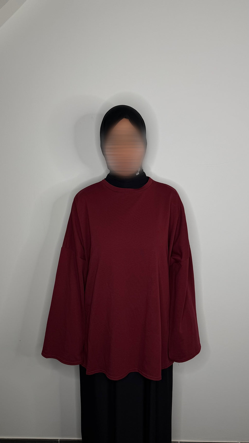 T-Shirt Oversize｜Bordeaux